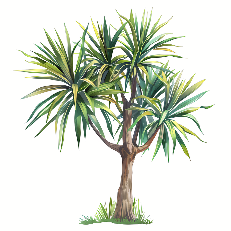 Yucca,Green Plant,Tropical Tree