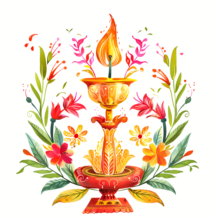 Gudi Padwa,Floral Arrangement,Vase