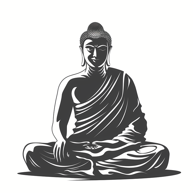 Mahavir Jayanti,Buddha,Silhouette
