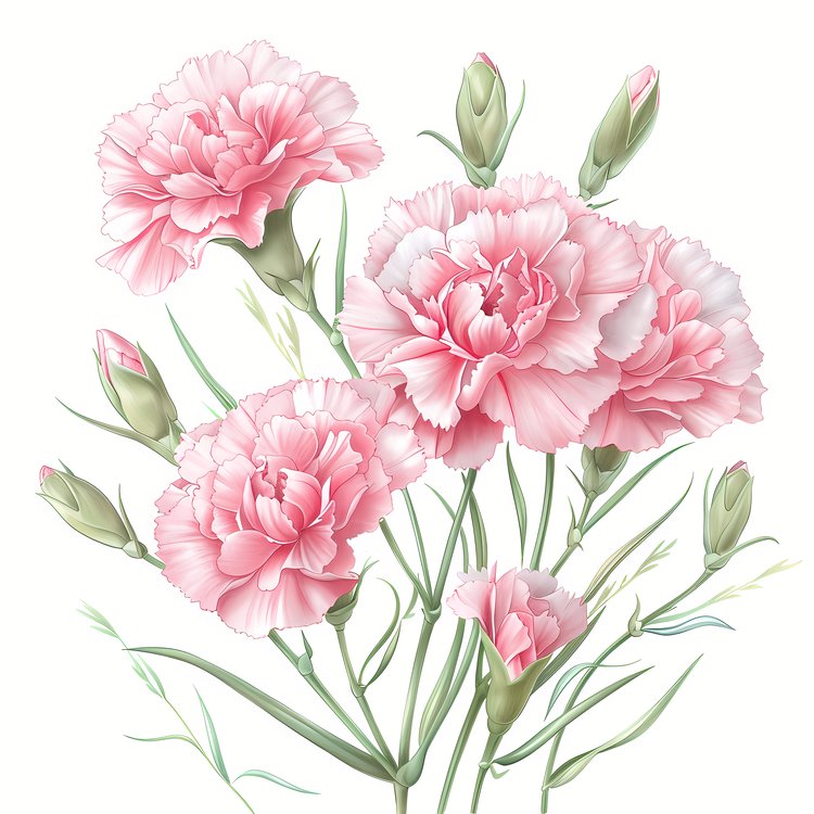 Pink Carnation,Carnations,Pink