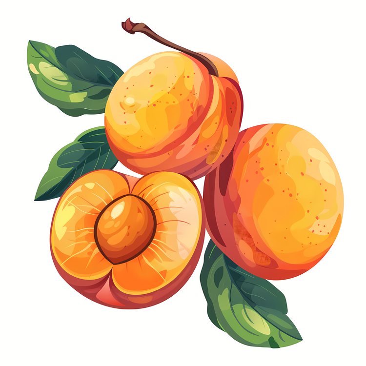 Apricots,Peach,Fruit