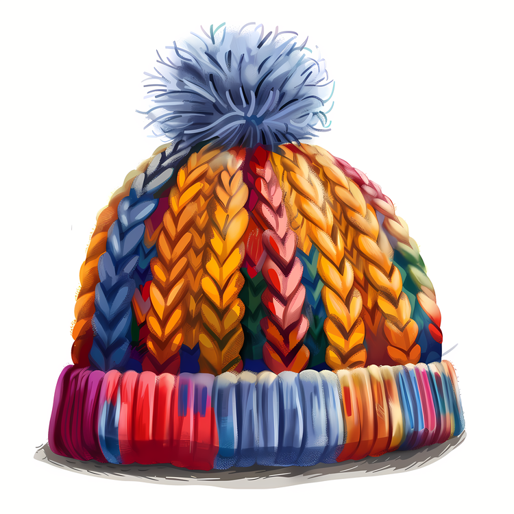 Knit Cap,Beaded Knitted Hat,Woolen Cap