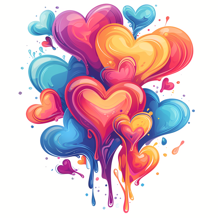 Love,Hearts,Colorful
