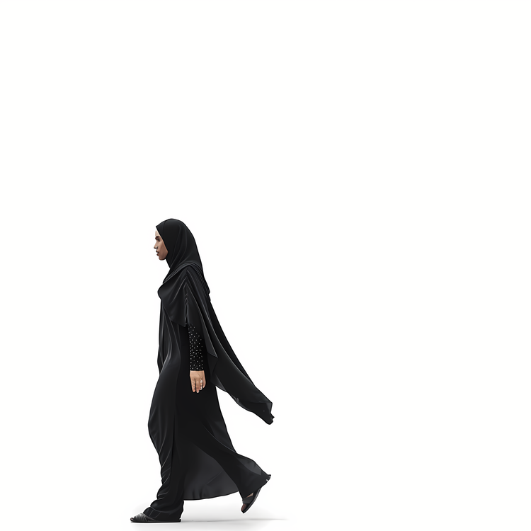 Muslim Woman,Human,Desert Landscape