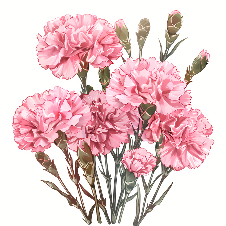 Pink Carnation,Pink Carnations,Flower Bouquet