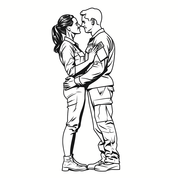 Military Spouse Appreciation Day,Kiss,Love