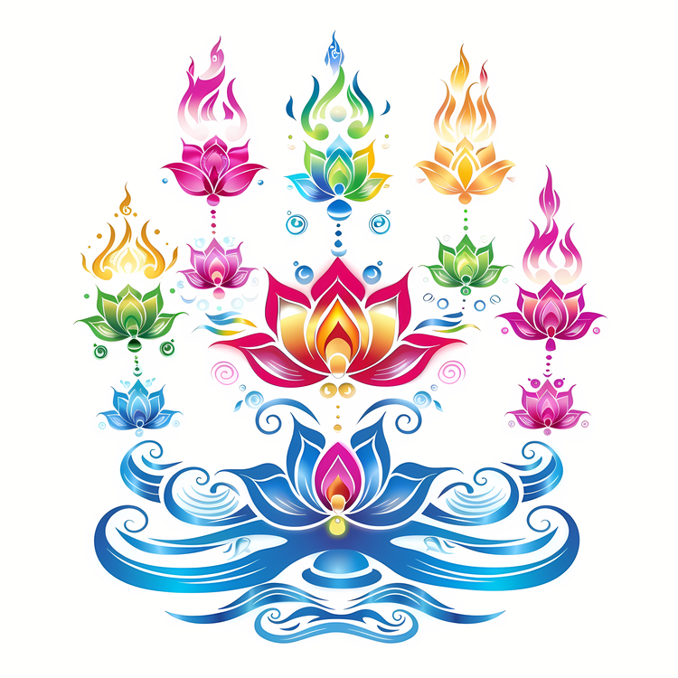 Songkran,Lotus Flower,Water Lily