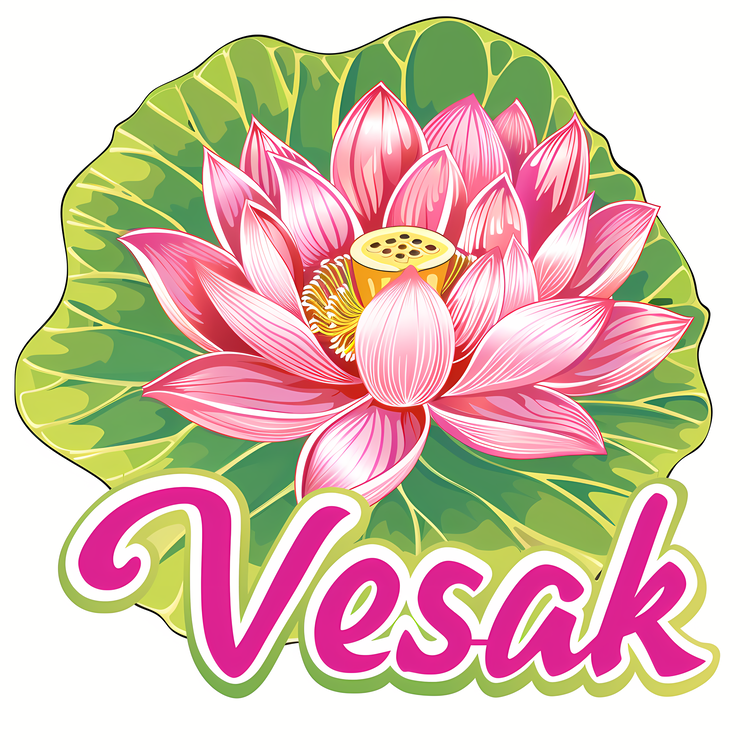 Happy Vesak Day,Lotus Flower,Pink Lotus Flower