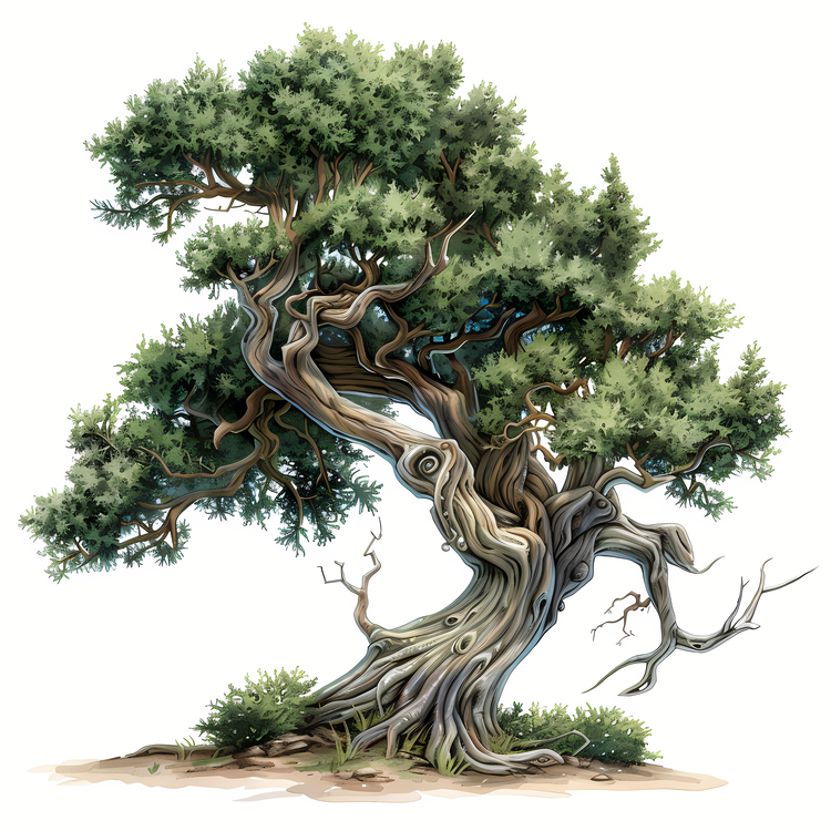 Juniper Tree,Lonely,Aged