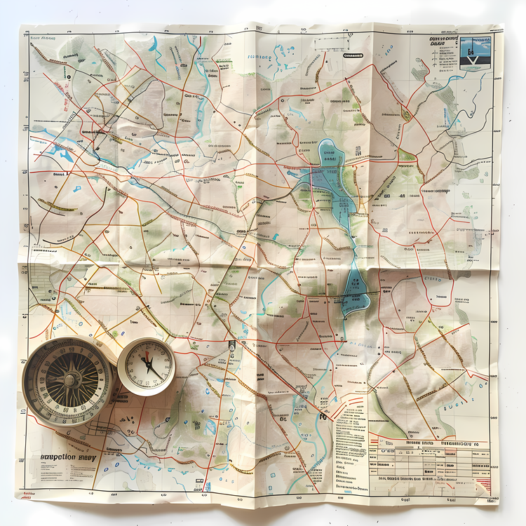 Read A Road Map Day,Map,Compass