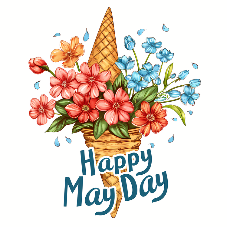 May Day,Happy May Day,Happy May Day Card