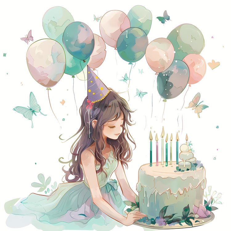 Birthday Wish,Happy Birthday,Cake