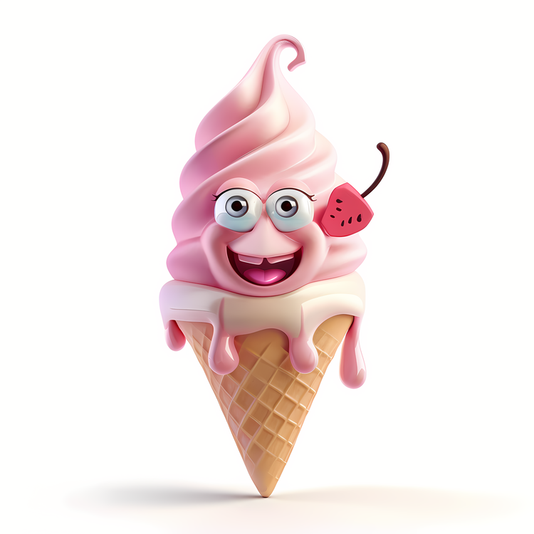 3d Cartoon Dessert,Ice Cream,Flavors