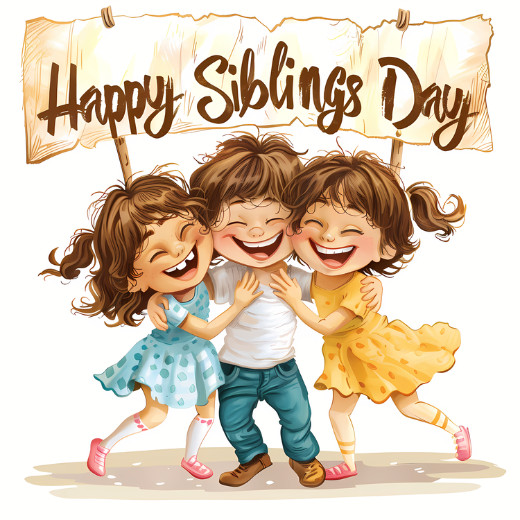 Happy Siblings Day,Children,Happy