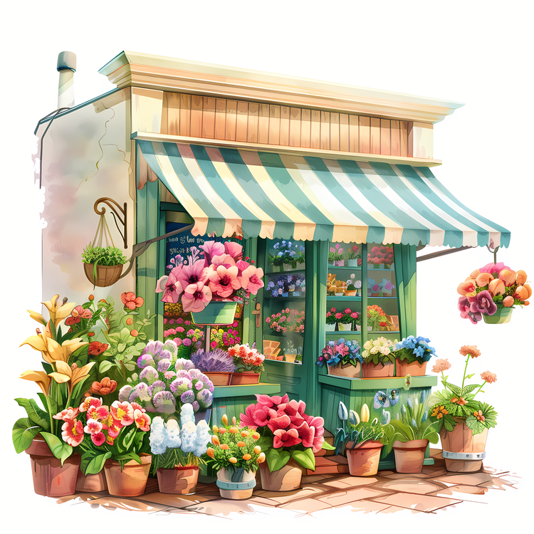 Spring Flower Store,Flower Shop,Garden Center