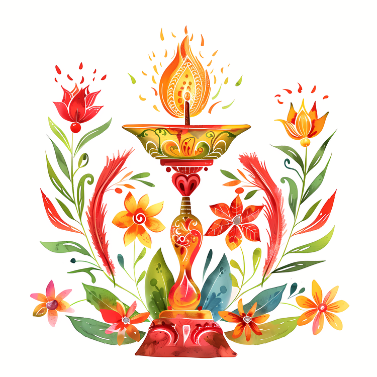 Gudi Padwa,Floral Bouquet,Vase With Flowers