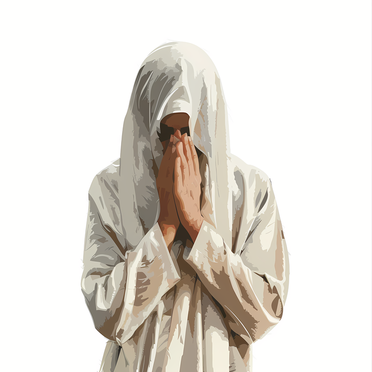 Day Of Prayer,Human,Person In White Robe