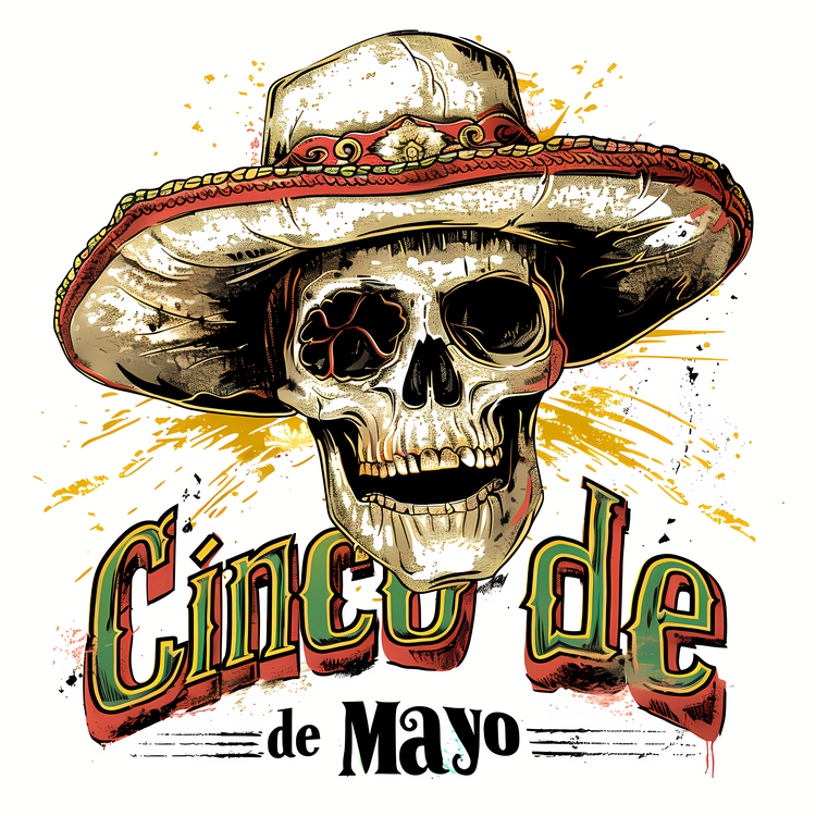 Cinco De Mayo,Day Of The Dead,Mexican Skull
