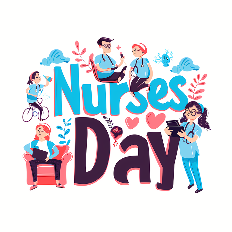 International Nurses Day,Nurses Day,Nurses Day Illustration