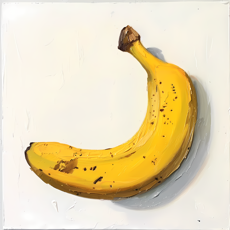 Banana,Painting,Yellow