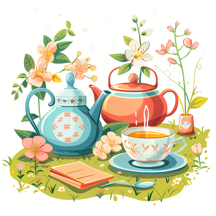 Spring Tea,Tea,Pots
