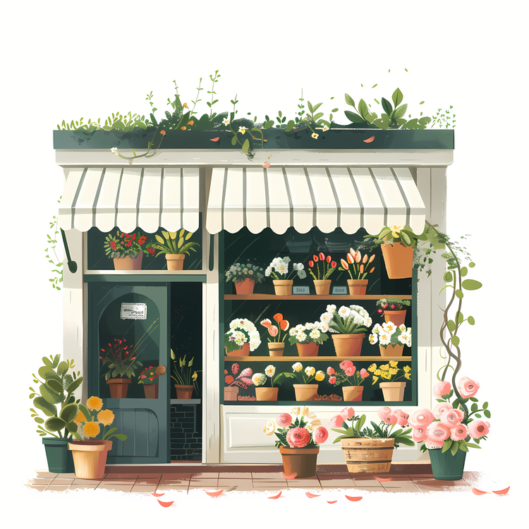 Spring Flower Store,Flower Shop,Plant Store