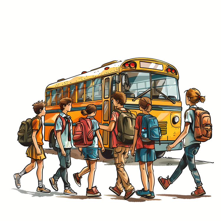 School,School Bus,Students