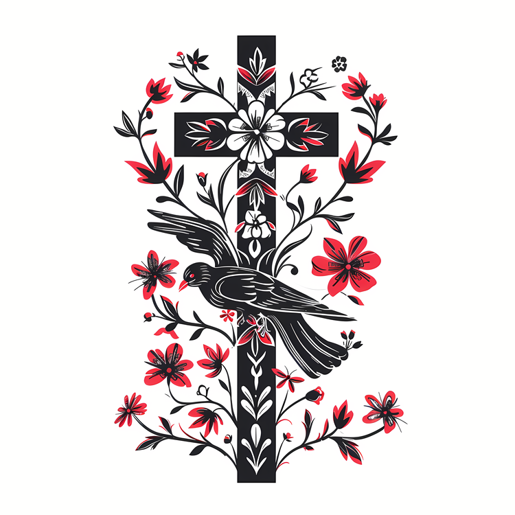 Orthodox Good Friday,Religious Iconography,Floral Design