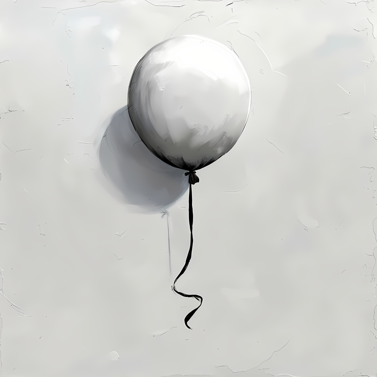 Single Balloon,Balloon,White