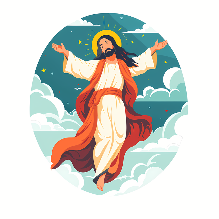 Ascension Day,Jesus,Flying