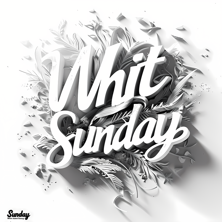 Whit Sunday,Typeface,Poster