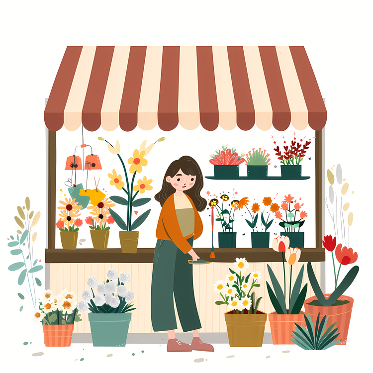 Spring Flower Store,Flower Shop,Floral Shop