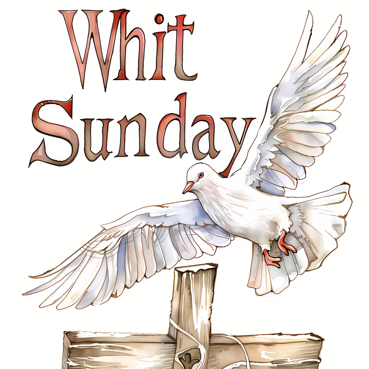 Whit Sunday,Christian Symbolism,Doodle