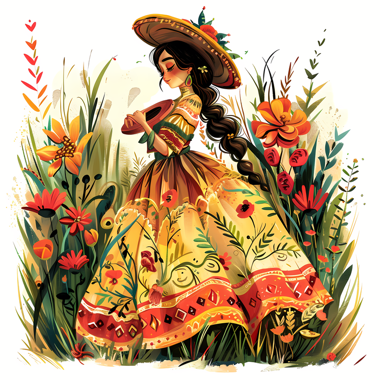 Cinco De Mayo,Mexican,Floral