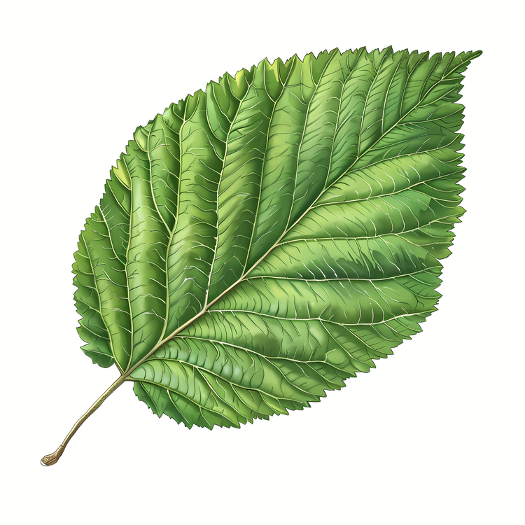 Elm Leaf,Green Leaf,Leaf Of Celtis Australis