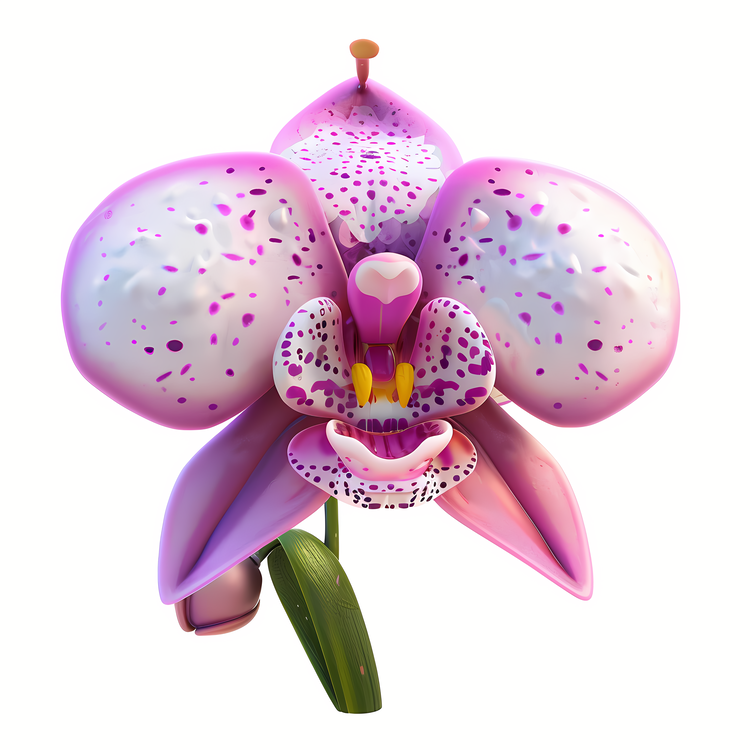 3d Cartoon Flowers,Orchid,Flower