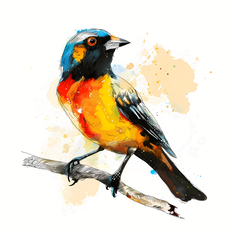 Bird Day,Bird,Watercolor