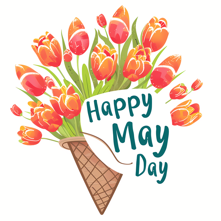 May Day,Tulips,Bouquet