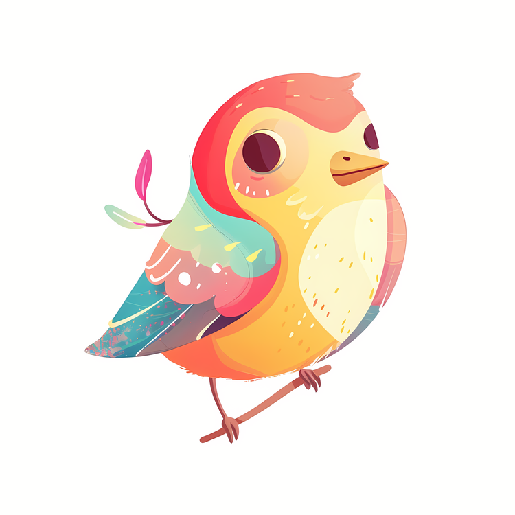 Bird Day,Colorful,Cute