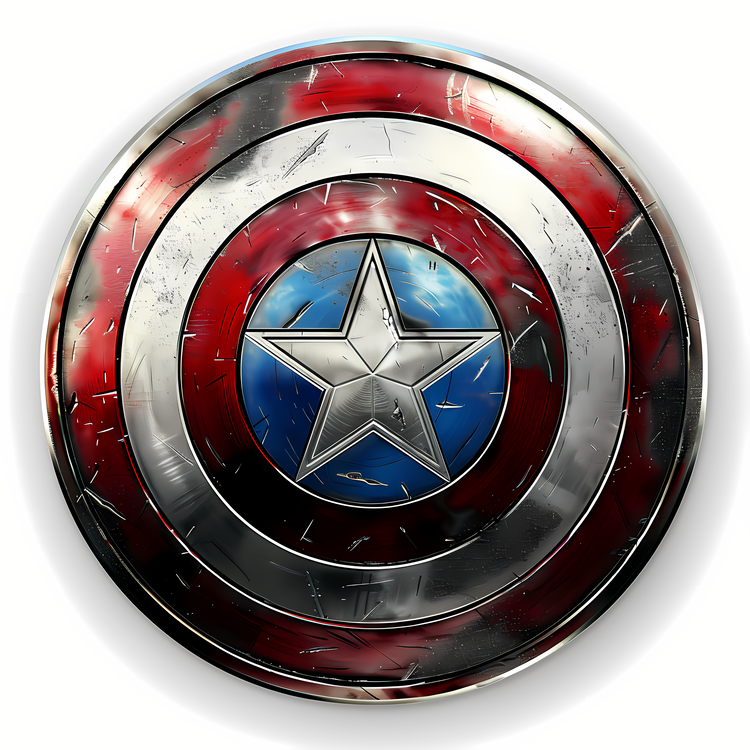 Captain America Shield,Shield,Red
