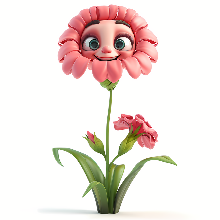 3d Cartoon Flowers,Cute,Adorable