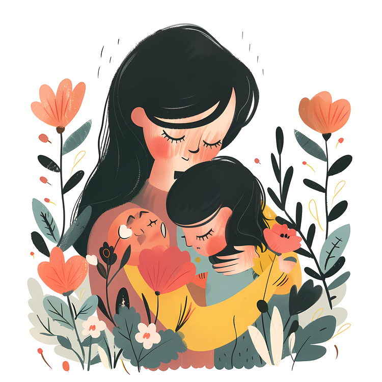 Mom,Motherly Love,Hugging