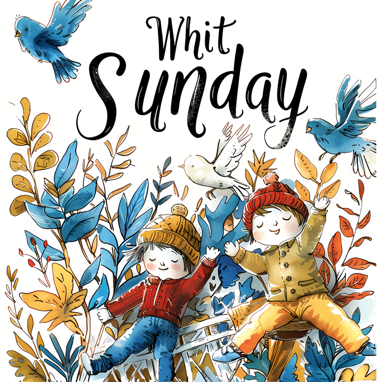 Whit Sunday,Children,Spring