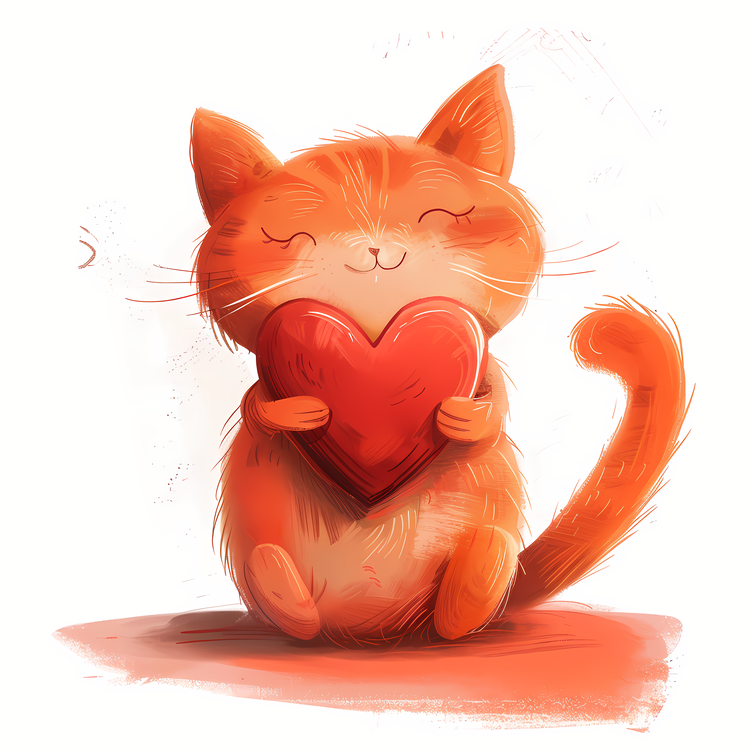 Cat,Love,Heart
