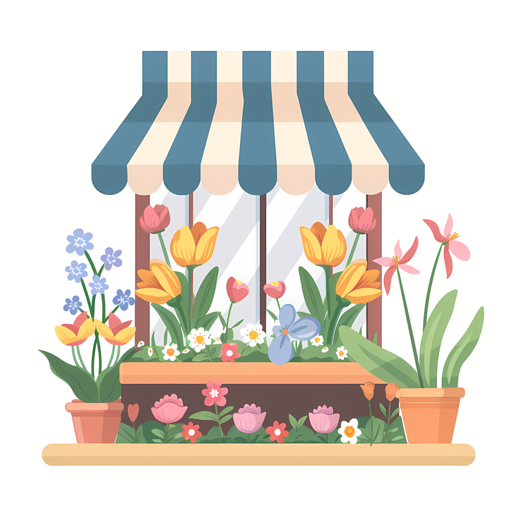 Spring Flower Store,Flower Shop,Tin Sign