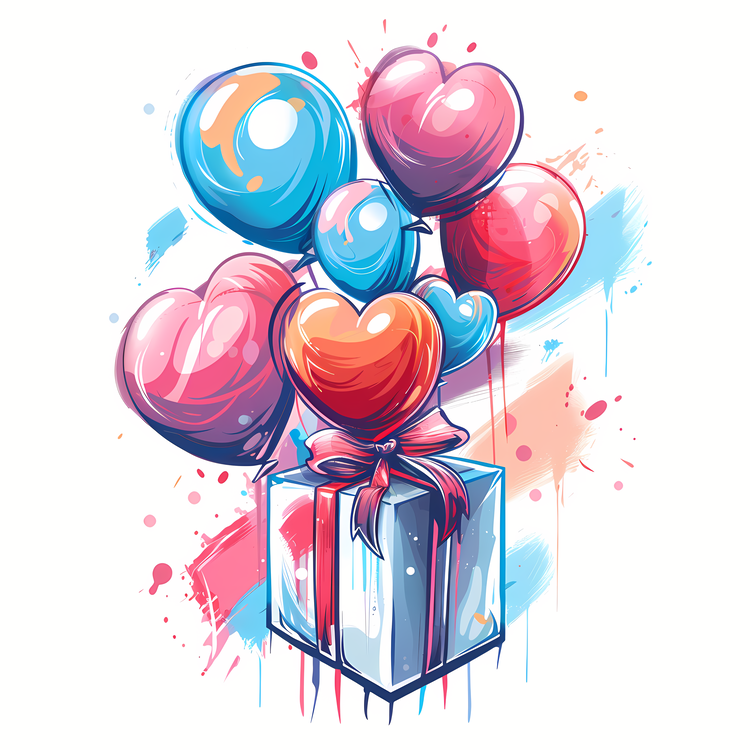 Birthday Wish,Gift,Balls