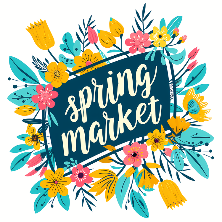 Spring Market,Flower Market,Marketplace
