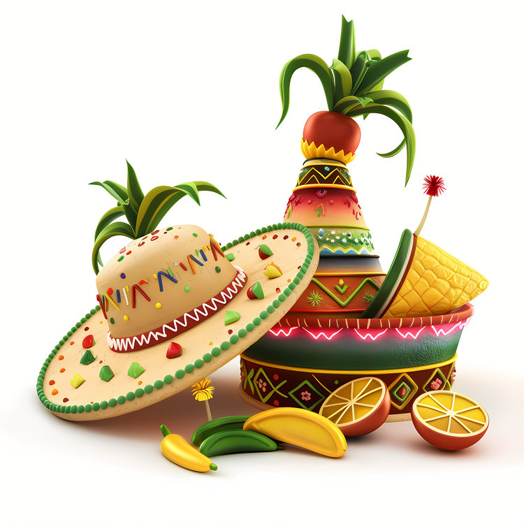 Cinco De Mayo,Mexican Hats,Decorative Objects