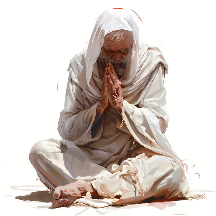 Day Of Prayer,Old Man,Prayer