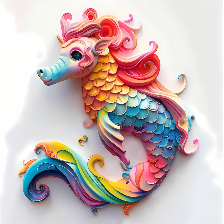 Animals,Mermaid,Colorful
